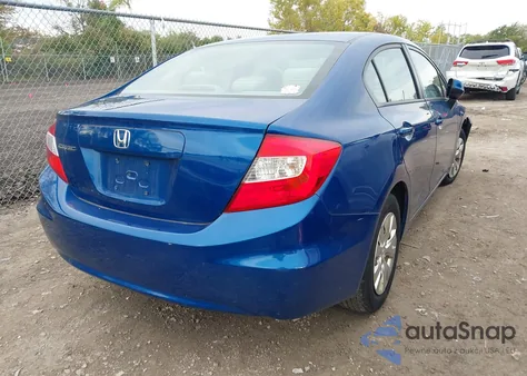 2012 Honda Civic Lx из США, поврежденный, VIN 19XFB2F56CE022664